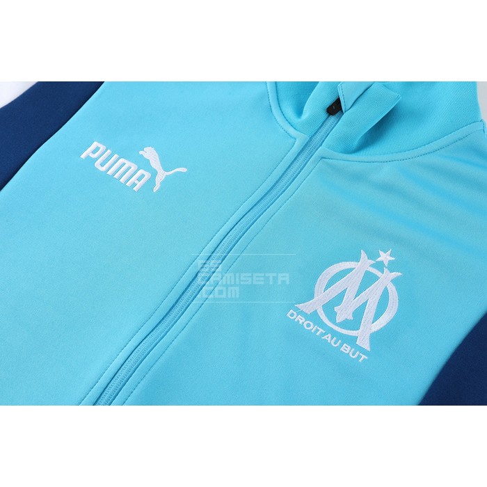Chandal de Chaqueta del Olympique Marsella Nino 2023-24 Azul - Haga un click en la imagen para cerrar